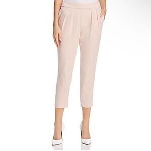 Ramy Brook Pants Womens Medium Blush Pink Trousers Pleated Elastic Waist Pull On